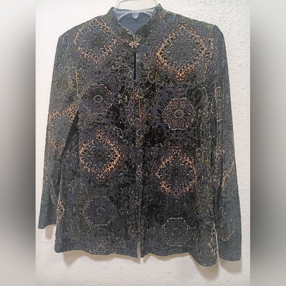 R&M Richards Multicolor Patterned Skirt - Picture 4 of 6